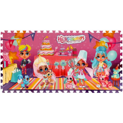 Коврик-пазл Hairdorable 8 сегментов Играем Вместе FS-HDR